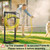Shomextol Garden Hose Holder -Upgraded Hose Holder Holds 100-feet Hose,Freestanding Heavy Duty Hose Hanger,Sturdy Hose Stand for Lawn & Yard,Black