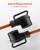VEVOR 25 ft Dryer Extension Cord, 4-Prong NEMA 14-30P to 14-30R Dryer Cord, 125V/250V, STW 10AWG/4C, 30A, Pure Copper Wire Cable with Black Non-Woven Bag and PVC Cable Tie, for Outdoor & Indoor Use