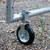 Gate Wheel Supporting Metal Swing Gate with 1-5/8" Thru 2" Gate Frames, 6" Gate Helper Wheels for Metal Tube Fence Gate, Heavy Duty Fence Wheel for Chain Link, Prevent Gate Dragging & Sagging- 2 Pack