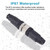 Lonlonty M12 5 Pin Male & Female Socket Panel Aviation Wire Connector,12mm Industrial Circular Connector, Outdoor Waterproof IP67,4 Sets