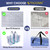TICONN 2 Pack Extra Large Moving Bags Heavy Duty with Zippers & Carrying Handles, Durable Storage Bags Moving Boxes for Closet Organizers and Storage (2 Pack, Navy)