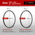 Fincci 700 x 25c 25-622 Foldable Tire 120TPI for Cycle Race Road Racing Touring Bicycle Bike