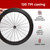 Fincci 700 x 25c 25-622 Foldable Tire 120TPI for Cycle Race Road Racing Touring Bicycle Bike