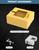 Rvdeaa Gooseneck Trailer Lock, Gooseneck Lock for Trailers, Fits Round and Square Trailer Tubes, Gooseneck Lock Fits Most 7 Inch Baseboard Couplers - Fluorescent Yellow
