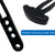 Marine Boat Telescoping Ladder Strap with 4 Adjustable Mounting Holes, Secure Retaining Rubber Latch Band for Yacht Sport Jet Swim Boarding (L)