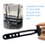 Marine Boat Telescoping Ladder Strap with 4 Adjustable Mounting Holes, Secure Retaining Rubber Latch Band for Yacht Sport Jet Swim Boarding (L)