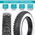 BALINGE 2 Pack Fat Tire for Ebike Mountain Bike Heavy Duty High-Performance Wear-Resistant E-Bike Mountain Snow Bike Tire 20" x 4"，White Wall - 2 Tires 2 Tubes 2levers