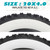 BALINGE 2 Pack Fat Tire for Ebike Mountain Bike Heavy Duty High-Performance Wear-Resistant E-Bike Mountain Snow Bike Tire 20" x 4"，White Wall - 2 Tires 2 Tubes 2levers