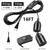 Hanging Pendant Light Cord -16Ft Light Bulb Socket with Cord E26/E27 Plug in Light Socket, Extension Hanging Lantern with On/Off Switch (Black)