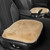 IRIWOOL Genuine Sheepskin Auto Seat Pad,Soft Wool Seat Cover Breathable and Sweat-Wicking Comfort Warm Universal Fit (Front seat Cushion 2pcs & Rear seat Cushion 1pc, Khaki)