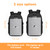 Wotony Military tactical backpack, backpack for men black small tactical assault bag (Black, 18.5 inch)