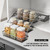 HZBL-LP 3-Tier Pull Down Spice Rack Organizer for Inside Cabinet Pantry Expandable Display Riser Shelf Kitchen Seasoning Shelf(27.5cm/10.8in)