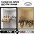 HZBL-LP 3-Tier Pull Down Spice Rack Organizer for Inside Cabinet Pantry Expandable Display Riser Shelf Kitchen Seasoning Shelf(27.5cm/10.8in)