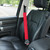 Amooca Soft Automotive Seat Belt Cover Seatbelt Shoulder Pad Neck Protector Cushions Universal Fit SUV Trucks Backpack Red Extra Long 19.7in