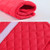 Amooca Soft Automotive Seat Belt Cover Seatbelt Shoulder Pad Neck Protector Cushions Universal Fit SUV Trucks Backpack Red Extra Long 19.7in