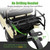 10L0L No Drilling Golf Cart Bag Holder, Universal Adjustable Rear Seat Bag Attachment for 2+2 Seater with 1” Square Metal Frame (Not for Plastic), Stainless Steel Bracket, Fits Yamaha,EZGO, Club Car