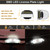RAVSOFT LED License Plate Light tag lamp Assembly For 1999-2013 Chevy Silverado GMC Sierra 1500 2500 3500 Avalanche Suburban Tahoe Yukon Chrome housing 6000K White, Pack of 2