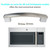 WB15X26821 PD00043395 Door Handle Compatible with GE Microwave Oven JVM7195EK3ES, JVM7195FL1DS, JVM7195SK1SS, JVM7195SK2SS, JVM7195SK3SS