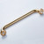 700Brass 14-Inch Grab Bar for Hotel/Motel/Home Shower Safety, Solid Brass, Polished Gold, Heavy-Duty Construction Armrest, Bathroom Bathtub Handrail