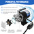 FLOWPAC Water Transfer Pump 110V With Convenient Switch,1/10 HP 330 GPH with 3/4 inch Ports Double Hose Water Pump -New upgrade