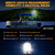 SETYPARY 24 Inches Stern Light Boat Anchor Light LED, Marine Navigation Lgihts Waterproof IP67, 3 Nautical Mile Visibility White Fold Down Boat Lights for Pontoon, Jon Boats, Small Boats (12~24V)