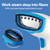 Hamilton Beach Handheld Garment Steamer for Clothes, Fabric and Drapes, 15 Minutes of Continuous Steam, Portable Wrinkle-Remover for Home, Vacation Essentials, 1000 Watts, White & Blue (11555)