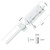 Barrel Bolt Latch 9.6 Inch White Heavy Duty 304 Stainless Steel Slide Bolt Gate Latch Hardware for Outdoor Fence Wooden Gates Barn Door Inside Door