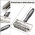 Pastry Lattice Roller Cutter - EVNSIX Stainless Steel Professional Dough Lattice Top Pie Pizza Bread Pastry Crust Lattice Roller Cutter
