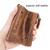 BULLCAPTAIN Genuine Leather Wallet for Men Vintage Bifold with Double Zipper Pockets (Brown)