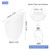 PATIKIL 1.65" Hole 5.35" High Plastic Lampshade, 5 Pcs Horseshoe Floor Lamp Light Covers Replacement Lamp Shade Cover for Floor Table Lamp Multi-Head Stand Up Lamp Light, White