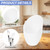 PATIKIL 1.65" Hole 5.35" High Plastic Lampshade, 5 Pcs Horseshoe Floor Lamp Light Covers Replacement Lamp Shade Cover for Floor Table Lamp Multi-Head Stand Up Lamp Light, White