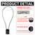 RESET-200 4-Digit Combination Cable Lock, 19.7 in/50cm, 1 Pack