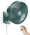 LEMOISTAR 10 Inch Wall Mounted Fan with Remote Control, 90° Oscillating, 4 Speeds, 4 Timer, Adjustable Tilt, 70 Inch Cord, Quiet, for Bedroom Garage RV Office Home Patio-Green