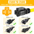 Mootycapa NEMA 14-50P to 6-20/15R or 5-20/15R RV EV Adapter Cord 50 Amp 4 Prong 240V to 20/15 Amp 3 Prong 240V 6-20/15R or 5-20/15R T Blade for EV Charger HVAC 12 AWG, 1FT
