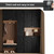 Abyssaly Black Wood Grain Contact Paper Peel and Stick Wallpaper Vinyl Wrap