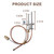 RMSPO 12" Water Heater Pilot Assembly For Atwood Water Heater Parts, Includes Pilot Thermocouple Kit, Propane Gas Fits for Atwood 91603 (91214), Replacement RV,Camper,Trailer Jade Pilot Assembly