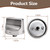 W11239985 Stove Knob Compatible with Whirlpool Gas Ranges WFG525S0HZ1 WFG550S0HZ0 WFG525S0HZ0 WFG525S0JV0 Replacement 4845290 AP6333411 PS12578779 EAP12578779 PD00061875 W11032553