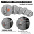 Handheld Shower Head Holder - 90 Degree 5 Angles Adjustable - Wide Input - Ideal for Large & Heavy Shower Heads -