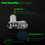 Handheld Shower Head Holder - 90 Degree 5 Angles Adjustable - Wide Input - Ideal for Large & Heavy Shower Heads -