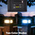 Dynaming 4x4 Solar Post Cap Lights Outdoor with 2 Color Modes, 6 Pack Upgrade Fence Post Solar Lights Black Shell for 4x4 Vinyl/Wooden Posts, Brightness LED Lighting Decor for Garden Deck Patio