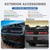 Smoked Tail Light Covers for Dodge Challenger 2015-2024, Smoke Black 4Pcs