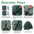 HFYZZ 2 Packs Plant Shade Tent, Garden Plant Shade Cloth Cover Tent UV Resisitant Sunblock Net for Indoor Outdoor Plants Protection Tent Against Direct Sunlight and Animals, 22x22x22 Inch, Dark Green