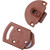 GWYAN 2 Pcs Old-Fashioned Wardrobe Sliding Door Roller Gear Track Panel Internal Kit Pulley for Closet, Wardrobe, Sliding Doors