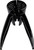 Fackelmann 7, 1" of aluminum 2in1 Nutcracker/Screw cap opener, Black