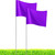 20Pack Purple Marking Flags, JIZHGRAD 13x4x5 Inch Marker Flags Use for Yard & Lawn, Boundary & Dog Training, Survey & Landscape, Sprinkler & Surveyor, Garden & Construction, High Visibility, Sturdy, Versatile, UV & Weather Resistant