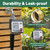 Short Garden Hose 3 ft x 5/8" Female to Female, Heavy Duty Small Water Hose Extender Connector, Leak-Free Connections Hybrid Rubber Leader Hose with 3/4" Double GHT Fittings, Black