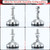 TERMATH Heavy Duty 2400 lb Capacity Stainless Steel Adjustable Leveling Feet for Shelving,Machinery Devices, Workbench,Furniture,M12 Thread, 2.33inches Dia Base, Anti-Slip Nylon Pad