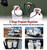 CALPOSE 2-Stage Regulator with 18" RV tailpipe Hose Involve Gauge, 2 Stage RV Propane Regulator, 3/8" NPT Female Outer, for RV Trailer
