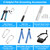Cat Grooming Hammock, Pet Grooming Harness for Dogs&Cats, Multi Hammock Restraint Bag with Adjustable Grooming Loop/Stainless D-Hooks/Nail Clippers/Trimmer/Nail File for Pet Nail Trimming, Care (XS)