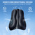 WDG Motorcycle Seat Cushion Pad 3D Honeycomb High Elasticity Gel Material Comfortable Breathable Shock Absorption for Long Rides Seat Cushion Motorcycle Accessories-Black